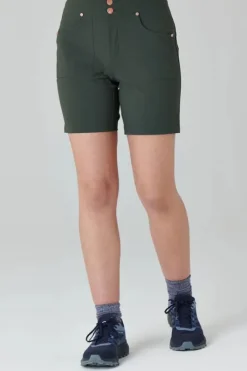 Acai Womens Mid Length Trek Shorts