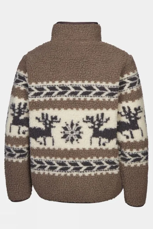 Ayacucho Kids Roling Reindeer Full Zip Fleece