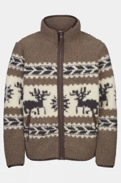 Ayacucho Kids Roling Reindeer Full Zip Fleece
