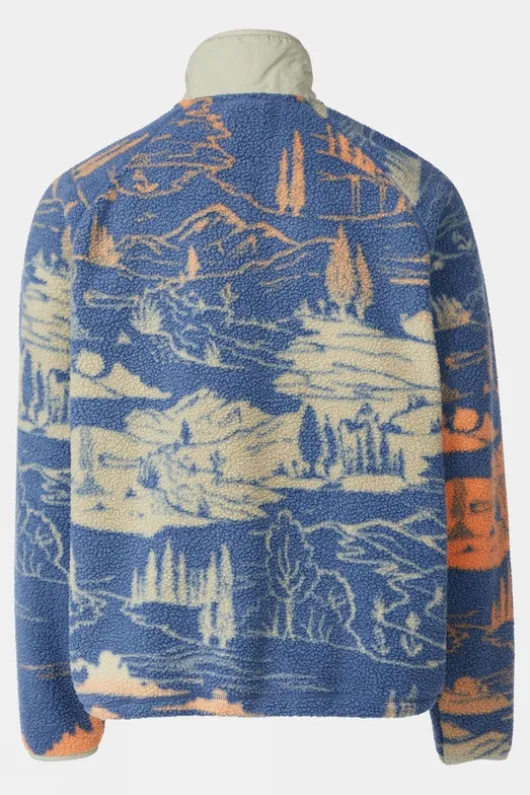 Ayacucho Mens Coastal Camp Full Zip Sherpa Fleece