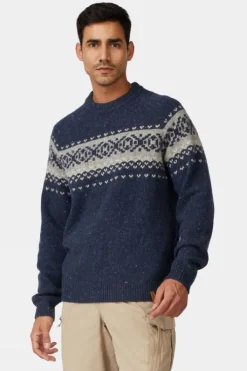 Ayacucho Mens Crag Jacquard Jumper