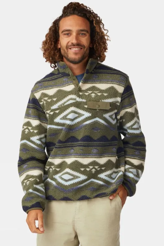 Ayacucho Mens Denver Printed Fleece