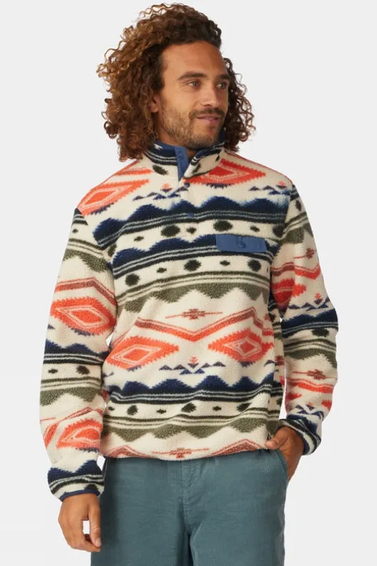 Ayacucho Mens Denver Printed Fleece