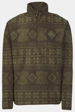 Ayacucho Mens Inverno Printed Half Zip Fleece