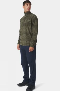 Ayacucho Mens Inverno Printed Half Zip Fleece