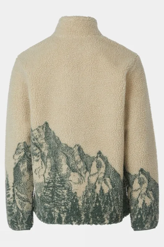 Ayacucho Mens Striding Landscape Full Zip Fleece