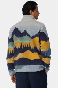 Ayacucho Mens Thirlmere Half Zip Sherpa Fleece
