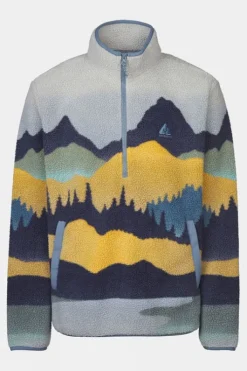 Ayacucho Mens Thirlmere Half Zip Sherpa Fleece