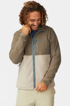 Ayacucho Mens Venture Colourblock Full Zip Fleece Jacket