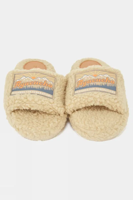 Ayacucho Unisex Open Sherpa Slippers
