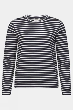 Ayacucho Womens Aira Midweight Striped Long Sleeve T-Shirt