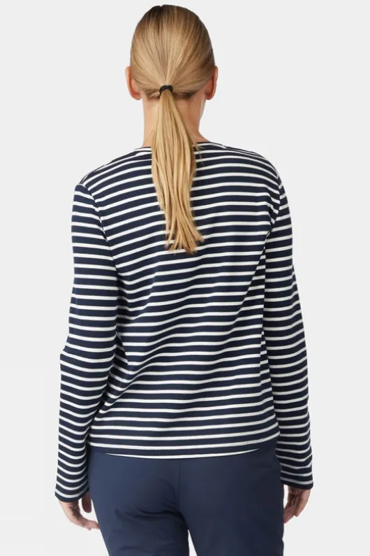 Ayacucho Womens Aira Midweight Striped Long Sleeve T-Shirt