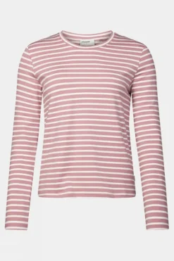 Ayacucho Womens Aira Midweight Striped Long Sleeve T-Shirt