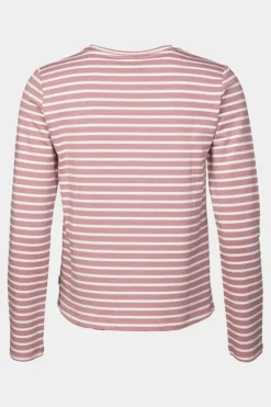 Ayacucho Womens Aira Midweight Striped Long Sleeve T-Shirt