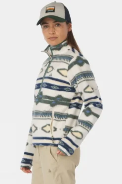 Ayacucho Womens Barrosa Printed Half Zip Fleece
