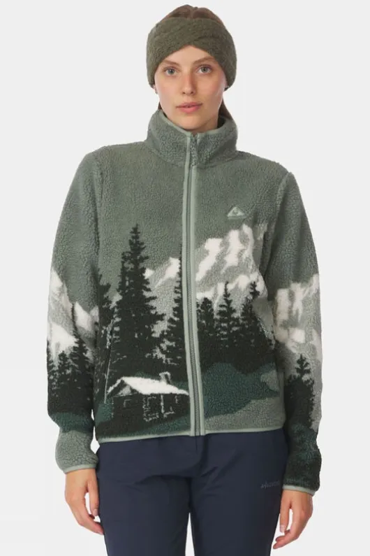 Ayacucho Womens Bjerg Landscape Full Zip Fleece