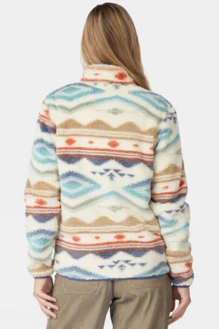 Ayacucho Womens Colorado High Loft Snap Fleece