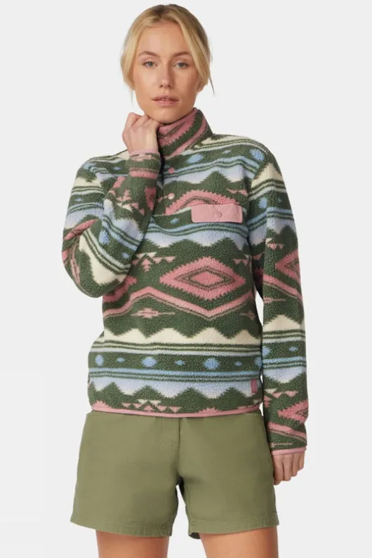Ayacucho Womens Denver Printed Fleece