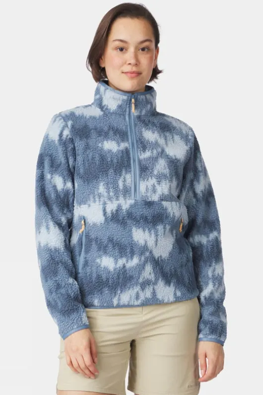 Ayacucho Womens Flynn Printed Half Zip Fleece