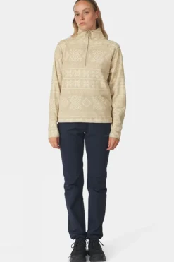 Ayacucho Womens Inverno Printed Half Zip Fleece