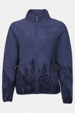 Ayacucho Womens Striding Landscape Full Zip Fleece