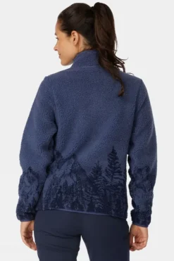 Ayacucho Womens Striding Landscape Full Zip Fleece