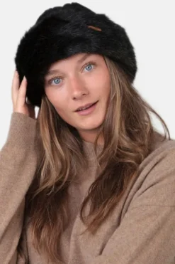Barts Womens Fur Cable Bandhat Beanie