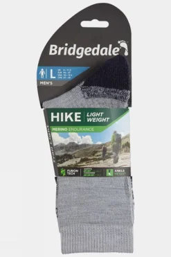 Bridgedale Mens Hike Lightweight Merino Performance 3/4 Crew Socks
