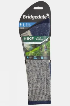 Bridgedale Mens Lightweight Cotton Comfort Socks