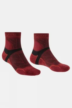 Bridgedale Mens Lightweight T2 Merino Sport 3/4 Crew Socks
