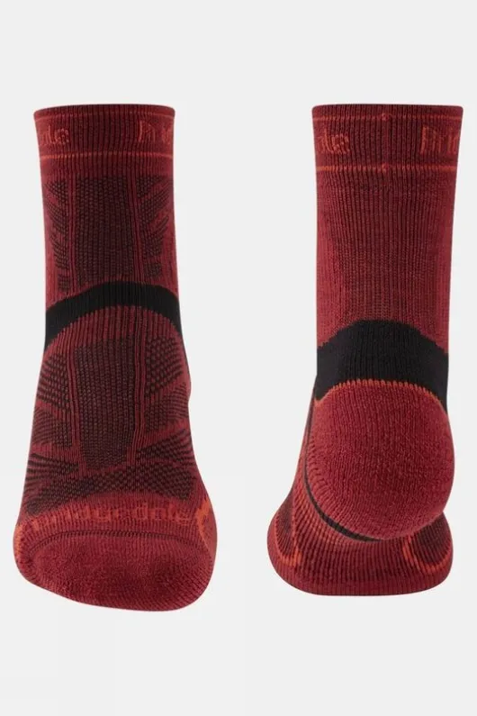 Bridgedale Mens Lightweight T2 Merino Sport 3/4 Crew Socks