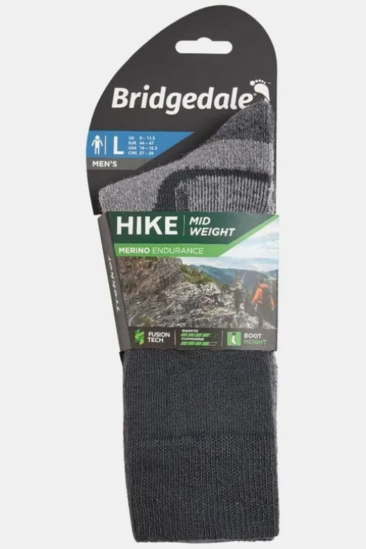 Bridgedale Mens Midweight Merino Endurance Socks