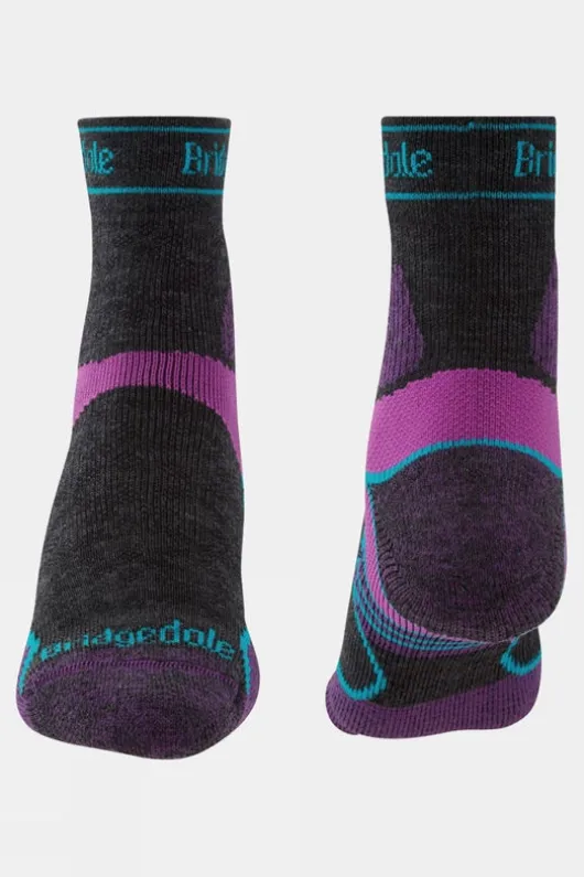 Bridgedale Womens Lightweight T2 Merino Sport 3/4 Crew Socks