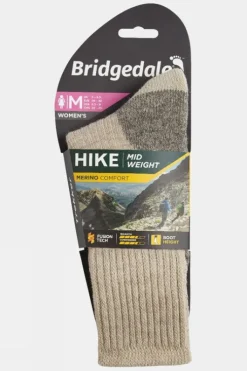 Bridgedale Womens Midweight Merino Comfort Socks