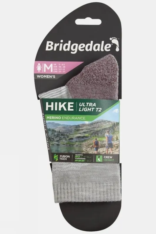 Bridgedale Womens Ultra Lightweight Merino Endurance Socks