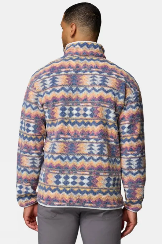 Columbia Mens Helvetia II Printed Half Snap Fleece