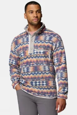 Columbia Mens Helvetia II Printed Half Snap Fleece