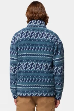 Columbia Mens Helvetia II Printed Half Snap Fleece