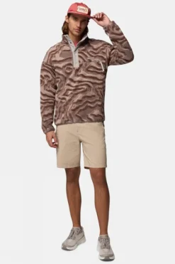 Columbia Mens Helvetia II Printed Half Snap Fleece
