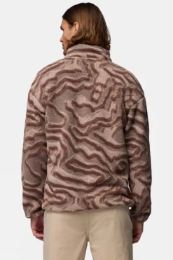Columbia Mens Helvetia II Printed Half Snap Fleece
