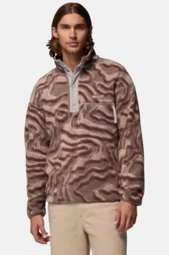 Columbia Mens Helvetia II Printed Half Snap Fleece