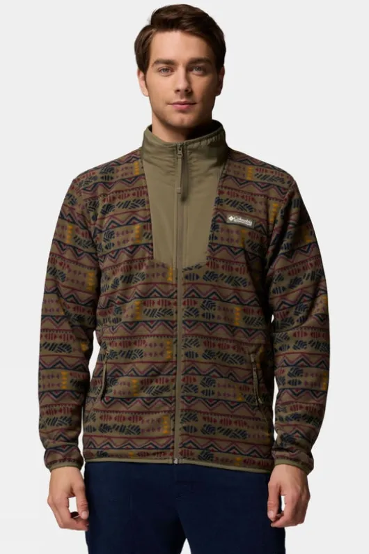 Columbia Mens Sequoia Grove Printed Fleece Jacket