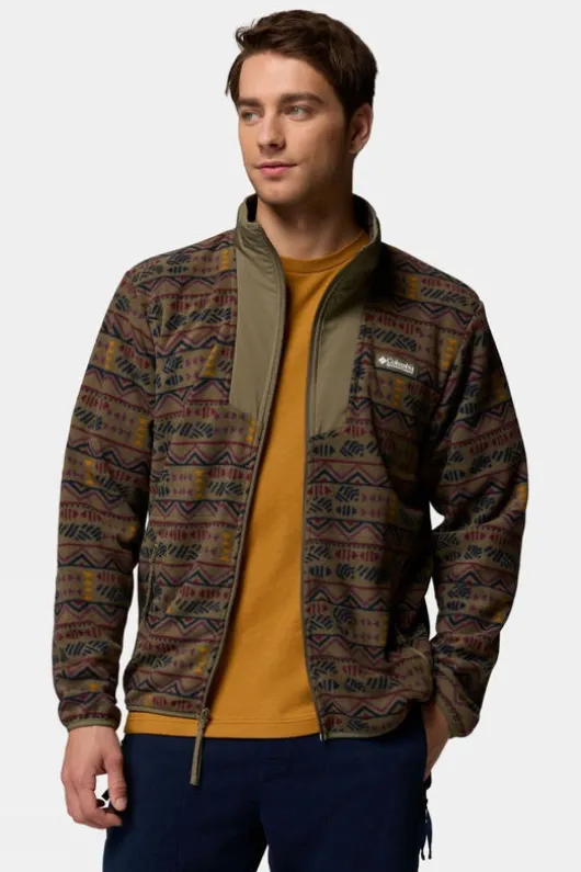 Columbia Mens Sequoia Grove Printed Fleece Jacket