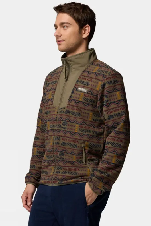 Columbia Mens Sequoia Grove Printed Fleece Jacket