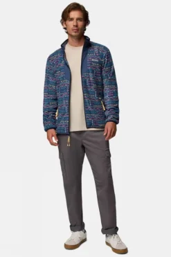 Columbia Mens Sequoia Grove Printed Fleece Jacket