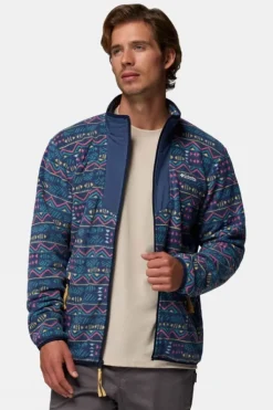 Columbia Mens Sequoia Grove Printed Fleece Jacket