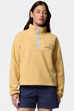 Columbia Womens Helvetia II Cropped Sherpa Half Snap Fleece