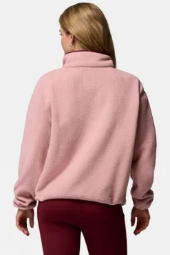 Columbia Womens Helvetia II Cropped Sherpa Half Snap Fleece