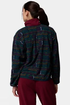 Columbia Womens Sequoia Grove Printed Half Zip Fleece