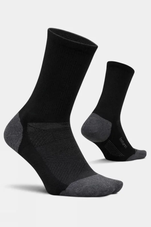 Feetures Mens Elite Max Cushion Mini Crew Socks